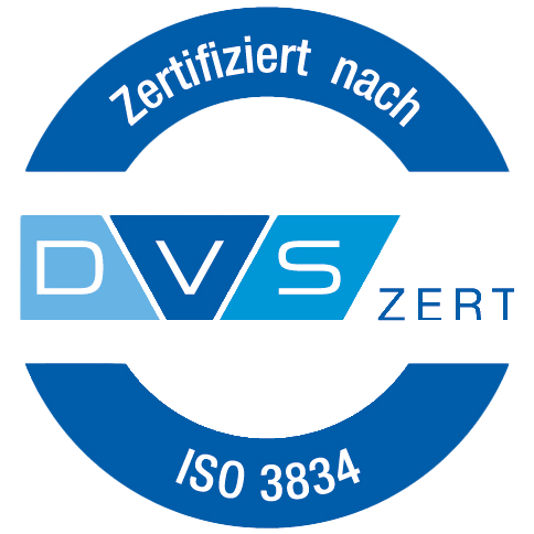 Zertifiziert nach DIN EN ISO 3834