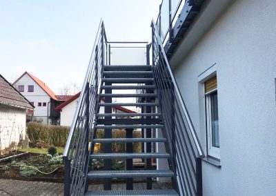 Außentreppe aus Stahl
