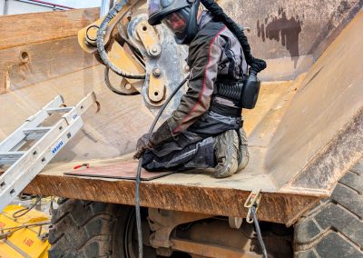 Instandsetzung direkt an der Baumaschine