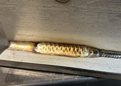 Prüfstück Kehlnaht am T-Stoß